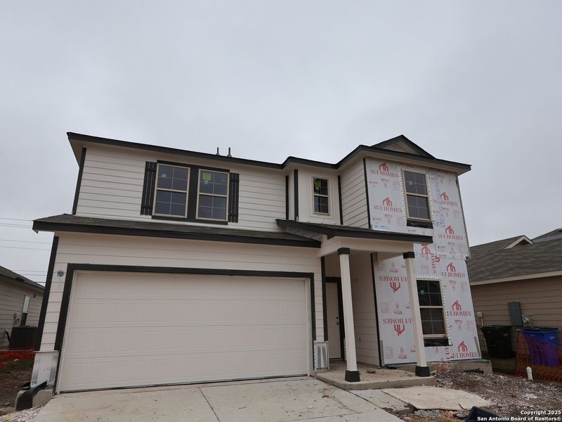 In-progress construction of a new home in Meadows at Clear Springs, New Braunfels, TX (Image 25). In-progress construction of a new home in Meadows at Clear Springs, New Braunfels, TX (Image 25).