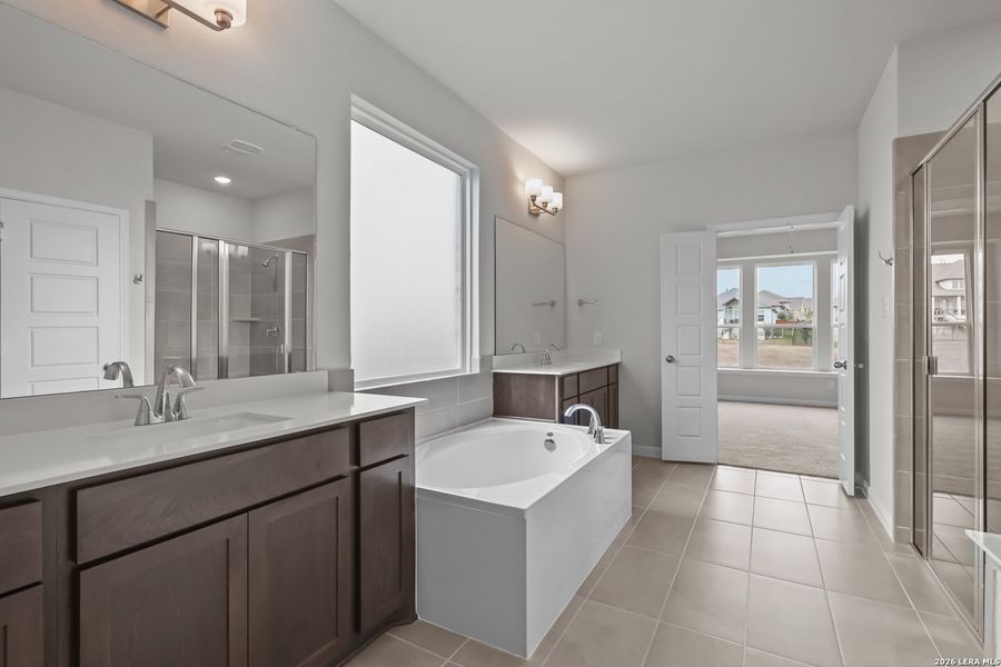 Furnished interior view inside a new home in Homestead, Schertz (Image 14).