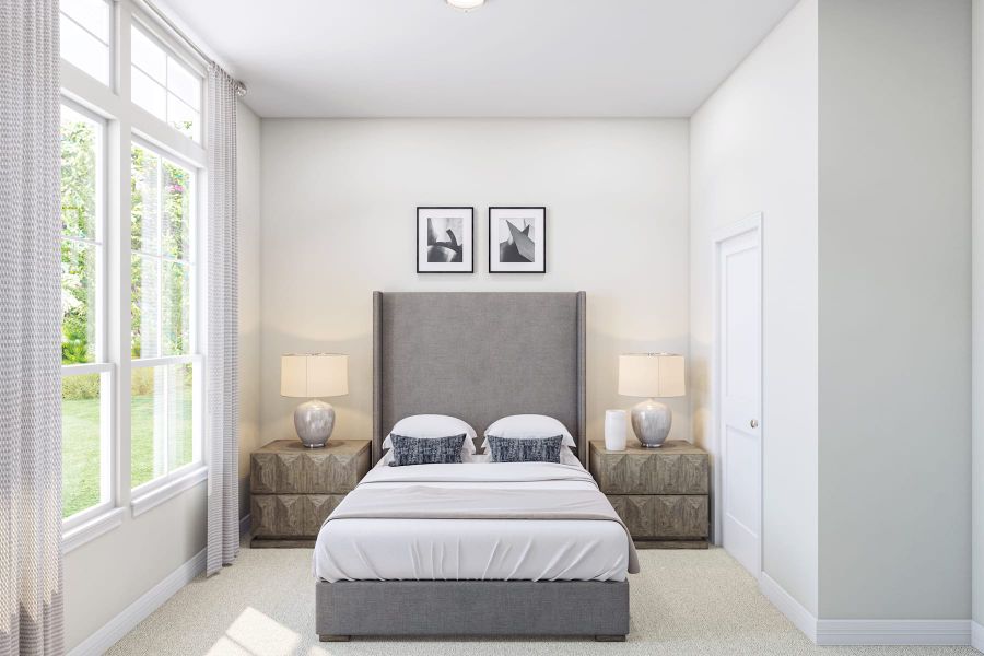 Representative furnished interior of a home built from the Verdin by Tri Pointe Homes in Oakhill Reserve, Tomball (Image 16).