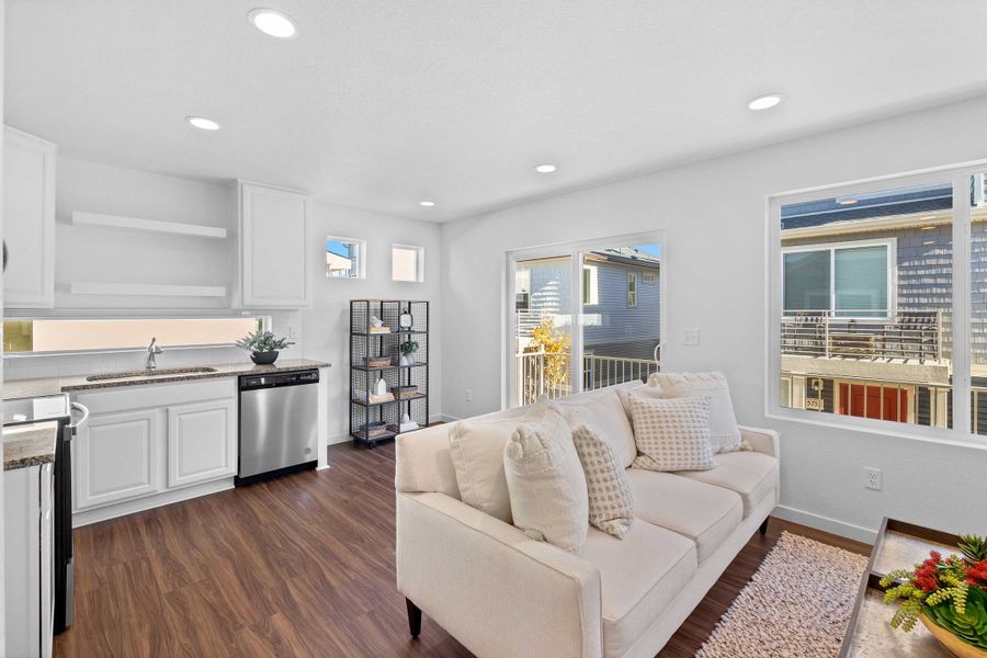 Furnished interior view inside a new home in Banning Lewis Ranch, Colorado Springs (Image 12).