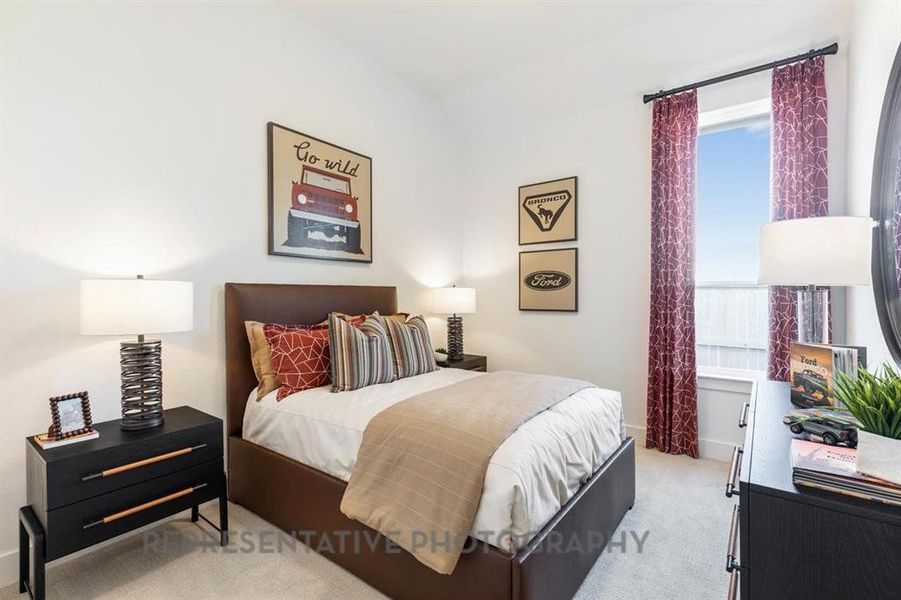 Furnished interior view inside a new home in Wildflower Ranch, Dish (Image 11).