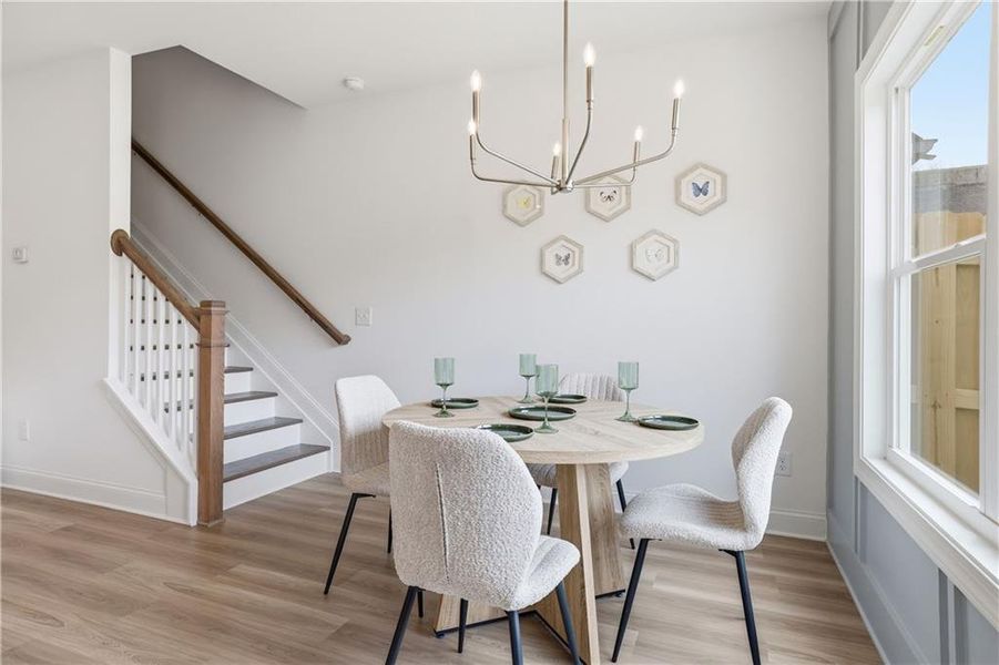 Furnished interior view inside a new home in , Ball Ground (Image 28).