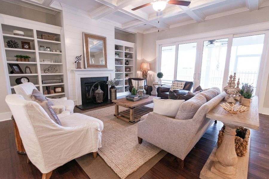 Representative furnished interior of a home built from the McKinley by Bill Clark Homes in The Sanctuary at Sunset Beach, Sunset Beach (Image 106). Representative furnished interior of a home built from the McKinley by Bill Clark Homes in The Sanctuary at Sunset Beach, Sunset Beach (Image 106).