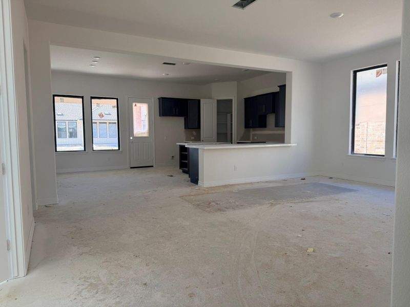 Actual progress of your home.