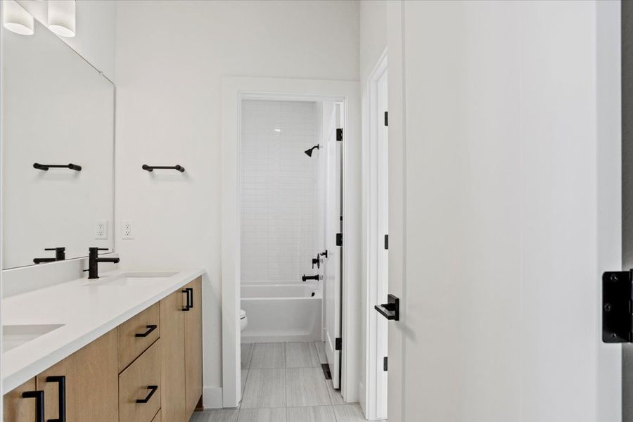 Furnished interior view inside a new home in West Grange, Longmont (Image 16).
