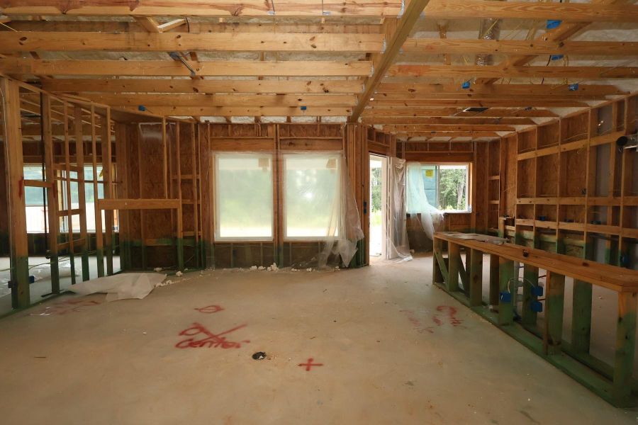 In-progress construction of a new home in Grand Central Park - Ascent Collection, Conroe, TX (Image 11). In-progress construction of a new home in Grand Central Park - Ascent Collection, Conroe, TX (Image 11).