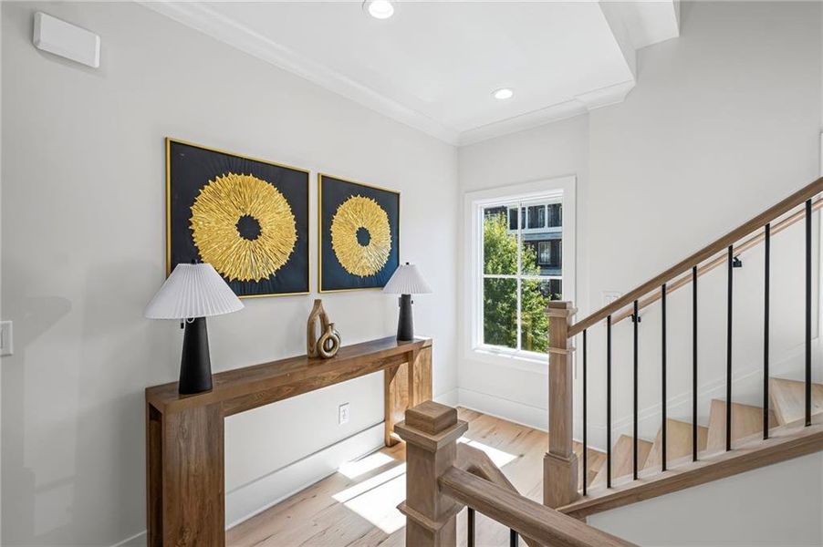 Furnished interior view inside a new home in , Alpharetta (Image 13).