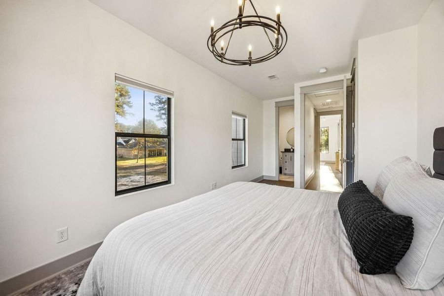 Furnished interior view inside a new home in , Brookeland (Image 27).