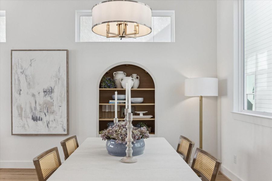 Furnished interior view inside a new home in Upland Estates, Houston (Image 14).