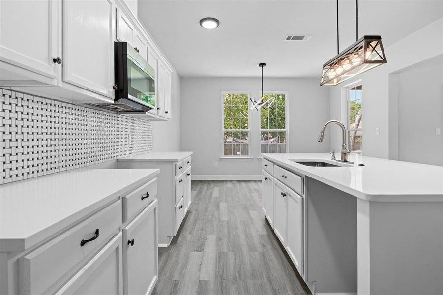 Furnished interior view inside a new home in , Dallas (Image 9). Furnished interior view inside a new home in , Dallas (Image 9).