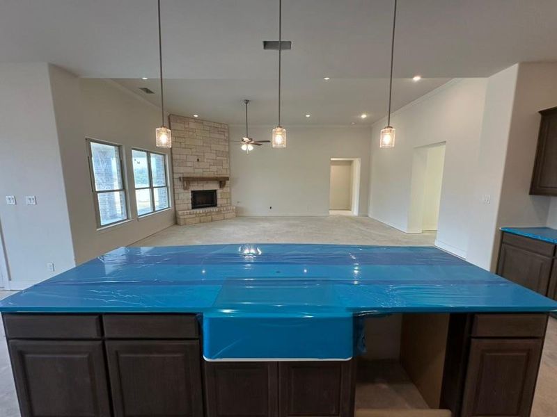 In-progress construction of a new home in Fannin Ranch, Leonard, TX (Image 16).