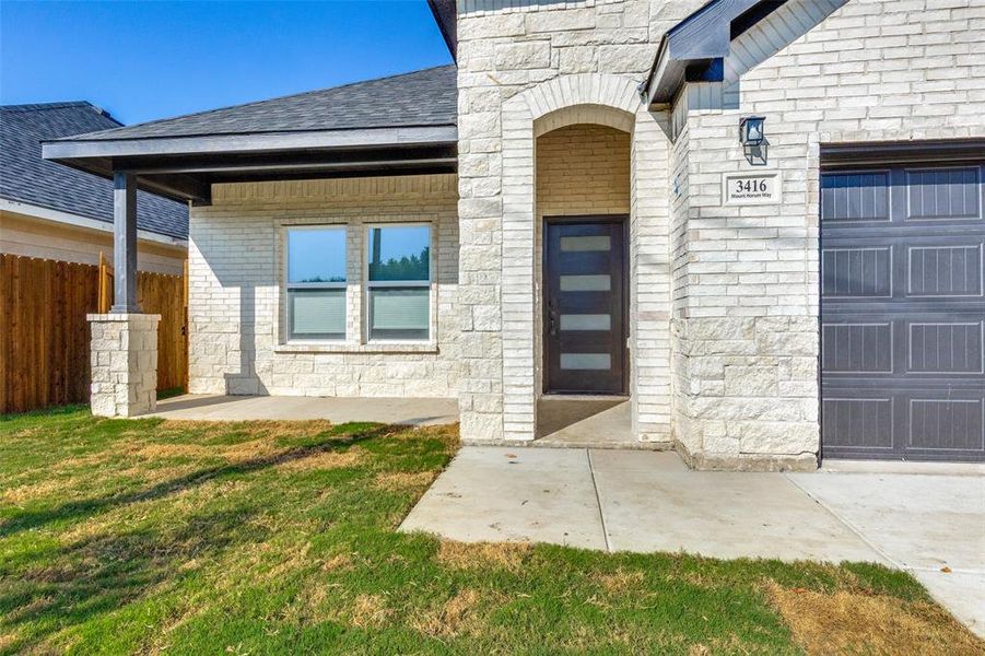 Exterior details and patio area of a home in , Fort Worth (Image 23).
