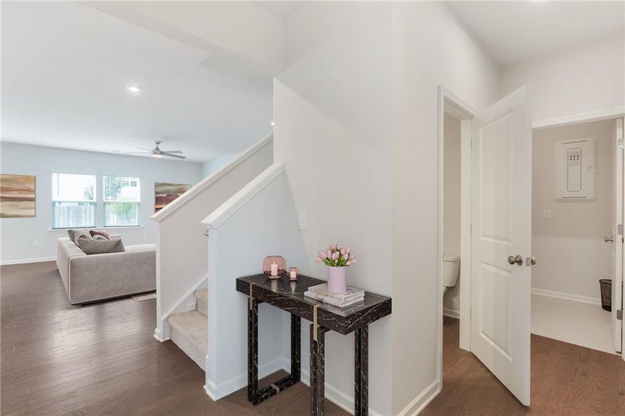 Furnished interior view inside a new home in , McDonough (Image 8).