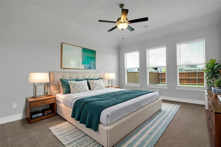 Furnished interior view inside a new home in Polo Ridge, Forney (Image 14).