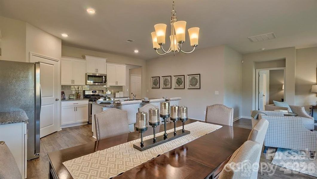 Furnished interior view inside a new home in Clark Creek Landing, Lincolnton (Image 8).