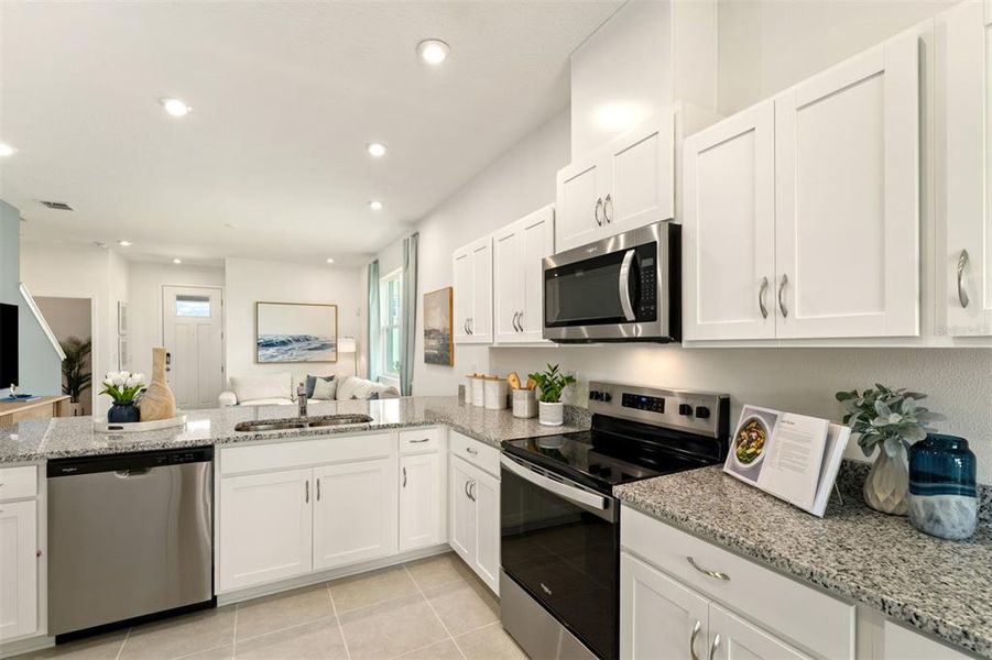 Furnished interior view inside a new home in Rainwood, Groveland (Image 12).