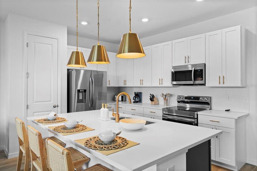 Furnished interior view inside a new home in , Davenport (Image 11).