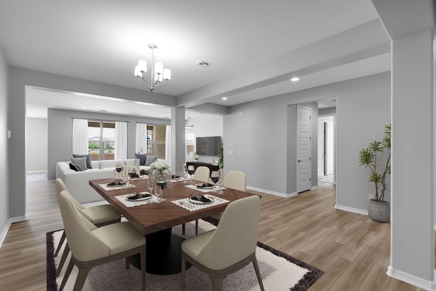 Representative furnished interior of a home built from the Yellowstone by Taylor Morrison in Artisan at Asante Passage Collection, Surprise (Image 7). Representative furnished interior of a home built from the Yellowstone by Taylor Morrison in Artisan at Asante Passage Collection, Surprise (Image 7).