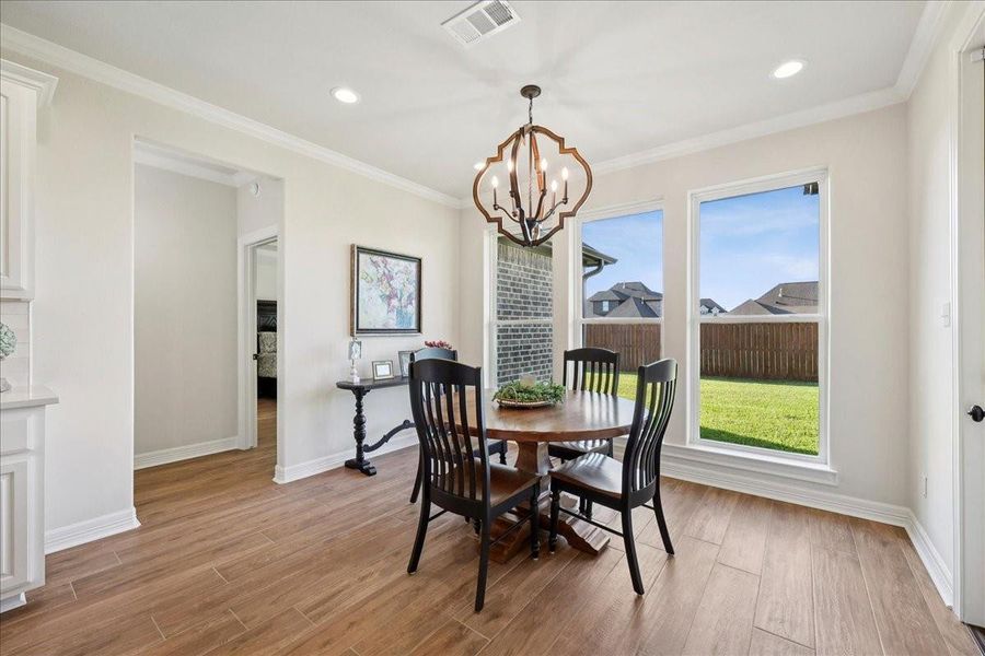 Furnished interior view inside a new home in , Beaumont (Image 17). Furnished interior view inside a new home in , Beaumont (Image 17).