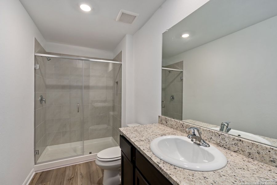 Furnished interior view inside a new home in Luckey Ranch, San Antonio (Image 5). Furnished interior view inside a new home in Luckey Ranch, San Antonio (Image 5).