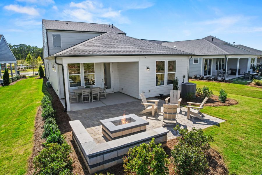 Representative exterior details of a home built from the Hallmark by Del Webb in Del Webb Carolina Ridge, Midland (Image 37).