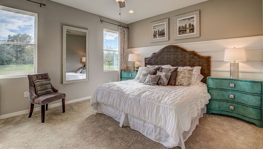 Furnished interior view inside a new home in Mockingbird Reserve at Winding Oaks, Ocala (Image 6).