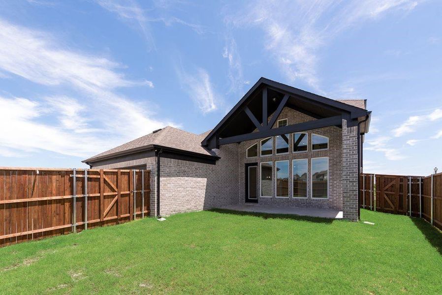 Front exterior of a new home in Edgewater, Fate, TX, highlighting curb appeal (Image 16).