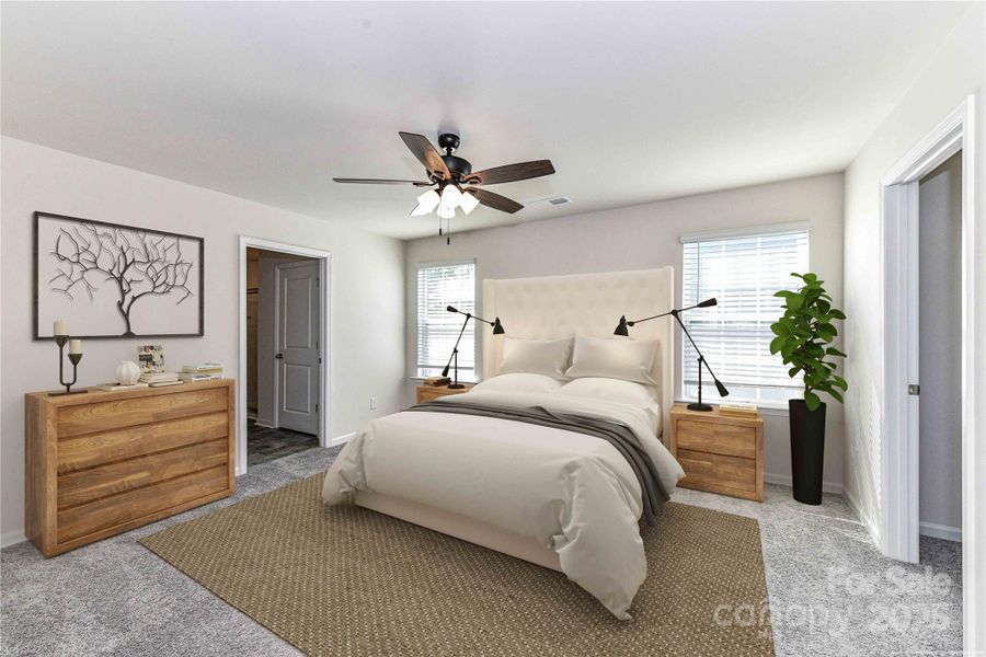 Virtually staged primary