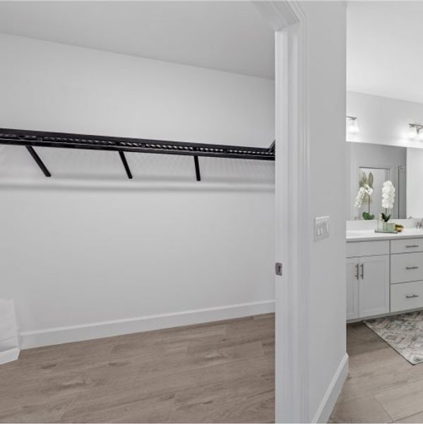 Caviano owner's suite walk-in closet