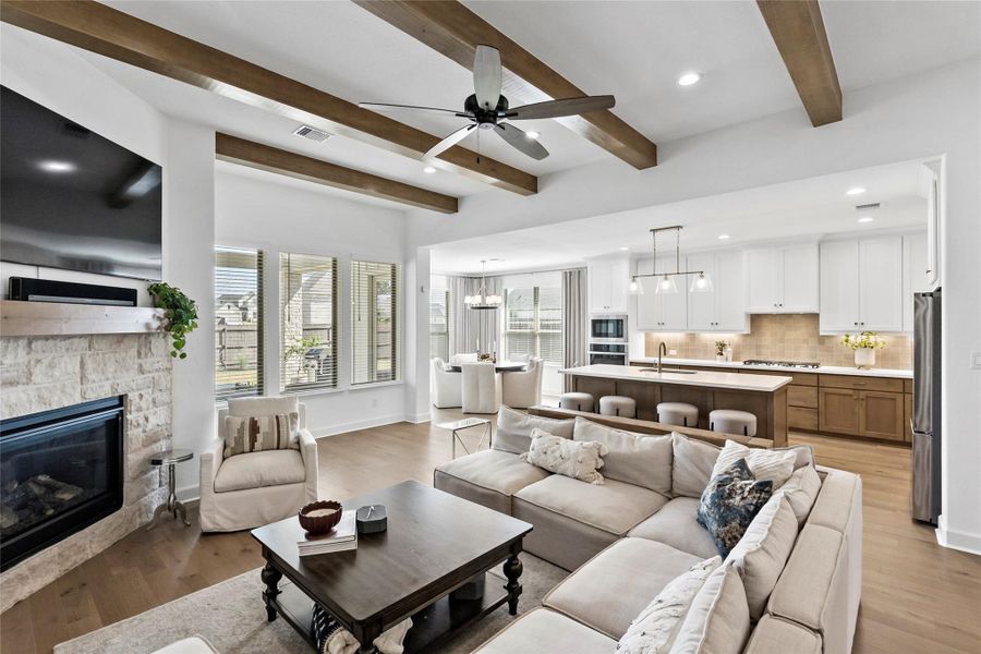 Furnished interior view inside a new home in , Bryan (Image 7).