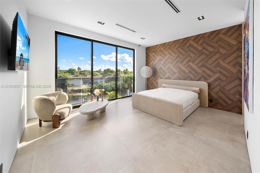 Furnished interior view inside a new home in , Miami (Image 33).
