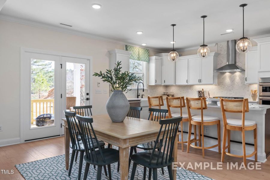 Furnished interior view inside a new home in Tobacco Road, Angier (Image 16).