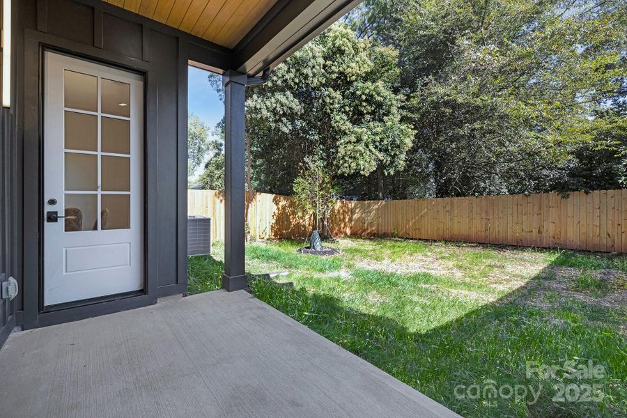 Exterior details and patio area of a home in , Charlotte (Image 22).