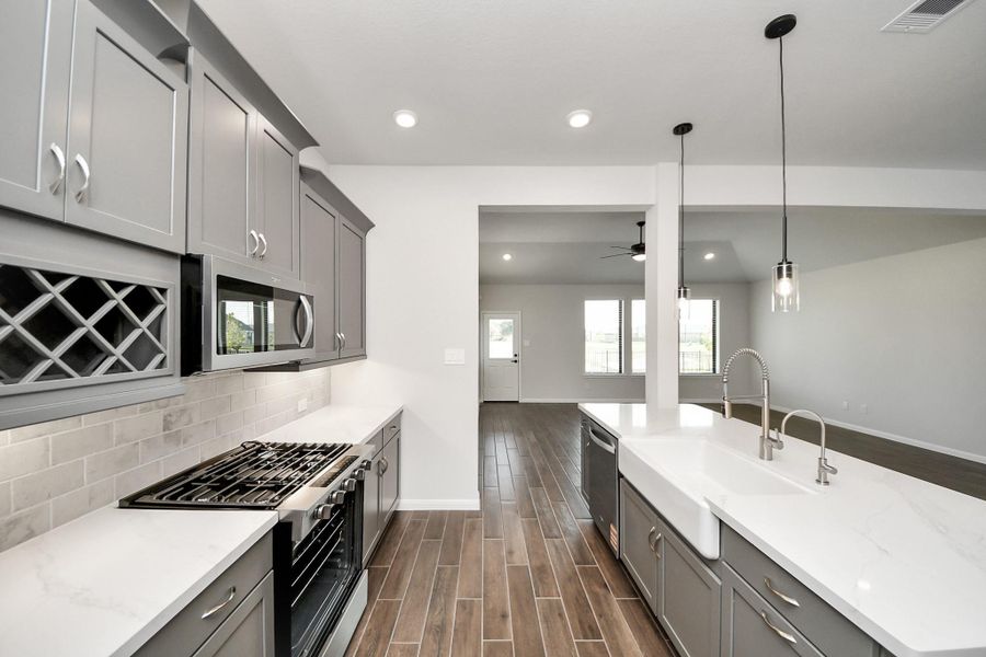 Furnished interior view inside a new home in Arabella on the Prairie: Premier Collection, Richmond (Image 18). Furnished interior view inside a new home in Arabella on the Prairie: Premier Collection, Richmond (Image 18).