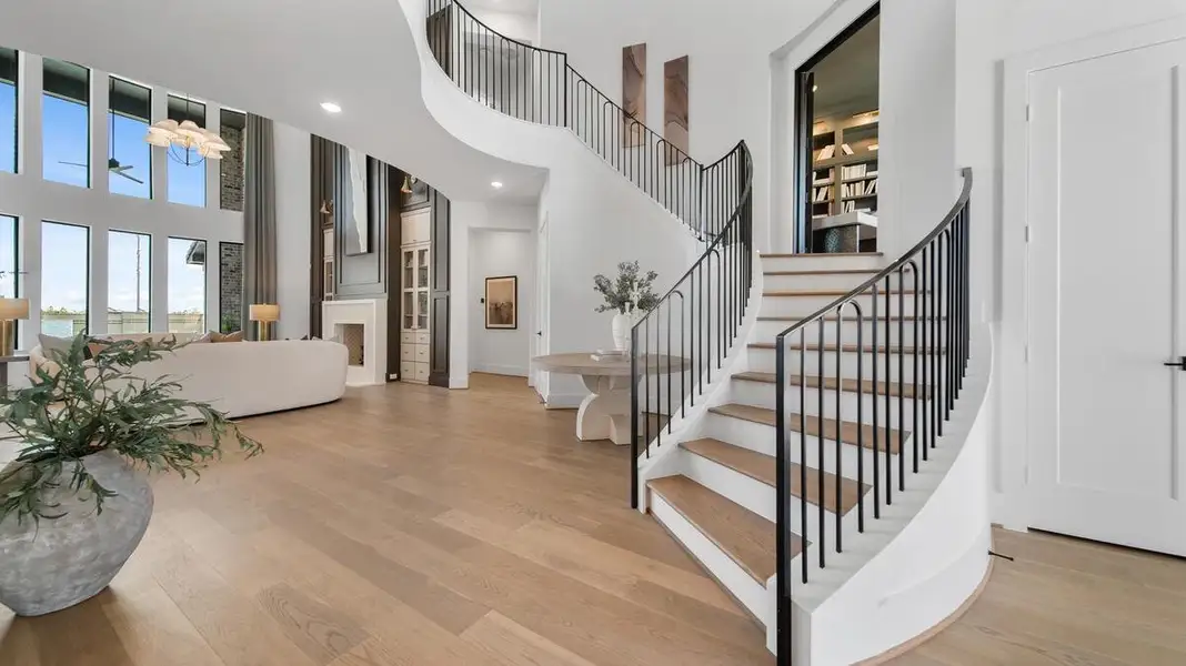 Here you can see how the elevated study is placed mid staircase. Representative image. Here you can see how the elevated study is placed mid staircase. Representative image.