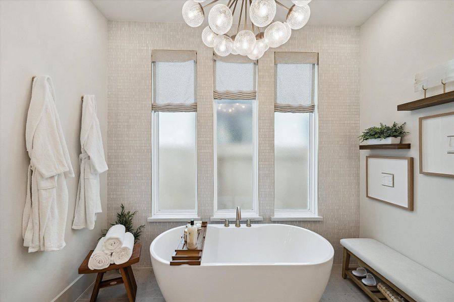 Furnished interior view inside a new home in Audubon, Magnolia (Image 33).