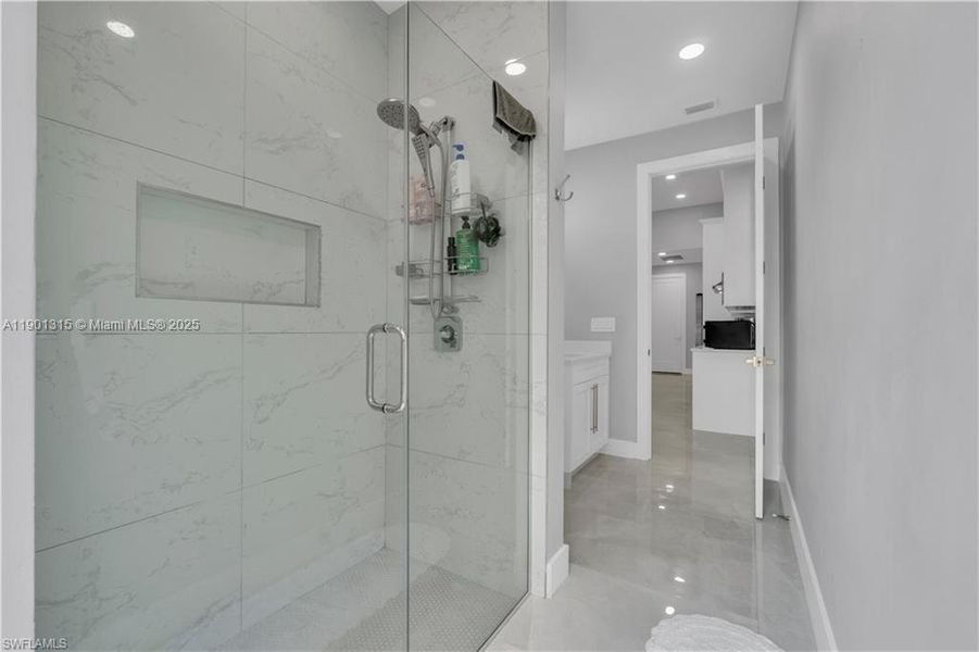 Furnished interior view inside a new home in , Cape Coral (Image 28). Furnished interior view inside a new home in , Cape Coral (Image 28).