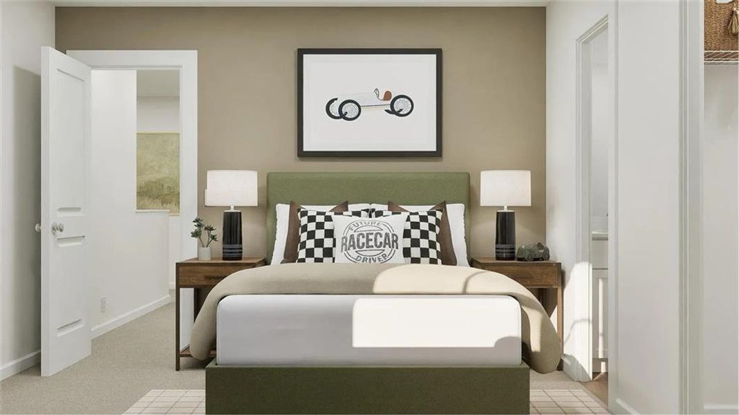 Furnished interior view inside a new home in , Locust Grove (Image 6).