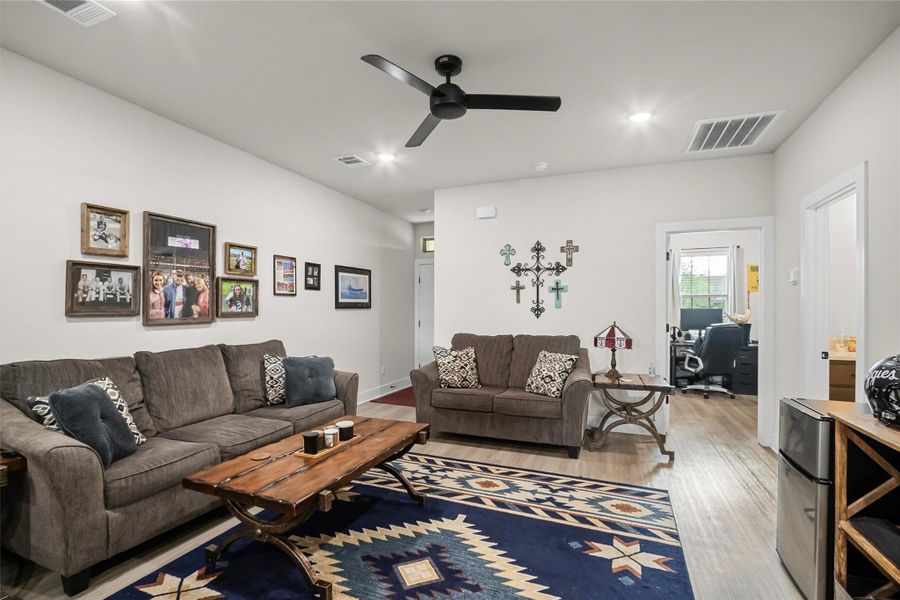 Furnished interior view inside a new home in , College Station (Image 8). Furnished interior view inside a new home in , College Station (Image 8).