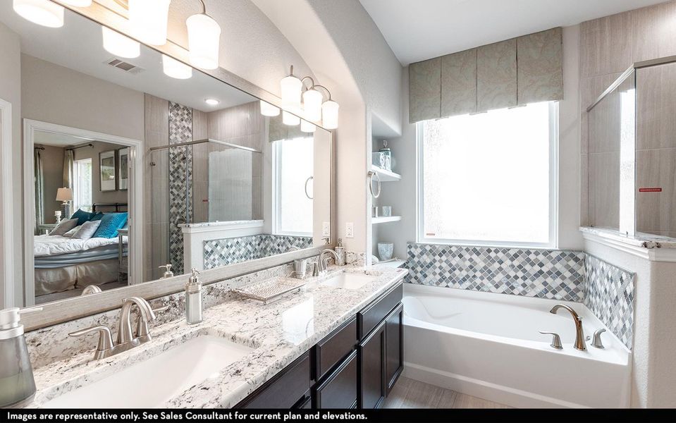 Furnished interior view inside a new home in Canterra Creek, Rosharon (Image 14).