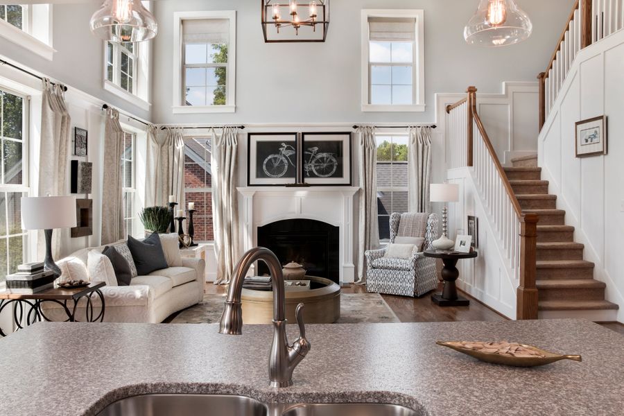 Representative furnished interior of a home built from the Arlington by Niblock Homes in Red Hill, Concord (Image 5).