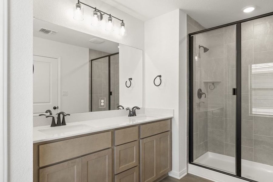 Representative furnished interior of a home built from the Oak by Pacesetter Homes in Blanco Vista, San Marcos (Image 8).