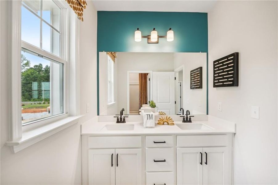 Furnished interior view inside a new home in Bennett Farm, Loganville (Image 50). Furnished interior view inside a new home in Bennett Farm, Loganville (Image 50).