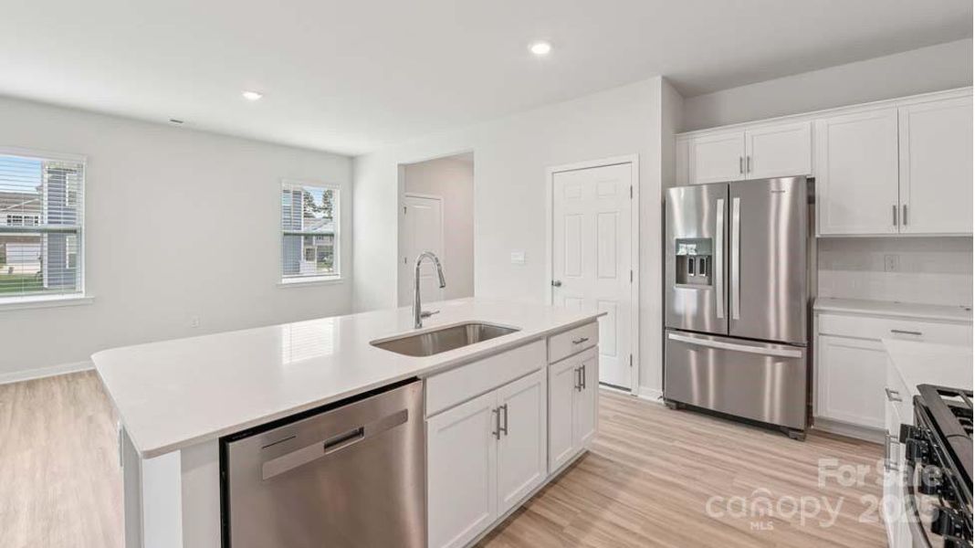 Furnished interior view inside a new home in Cardinal Creek, Charlotte (Image 4).
