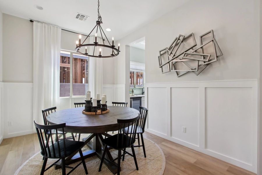 Dining room with pass through to butler's pantry