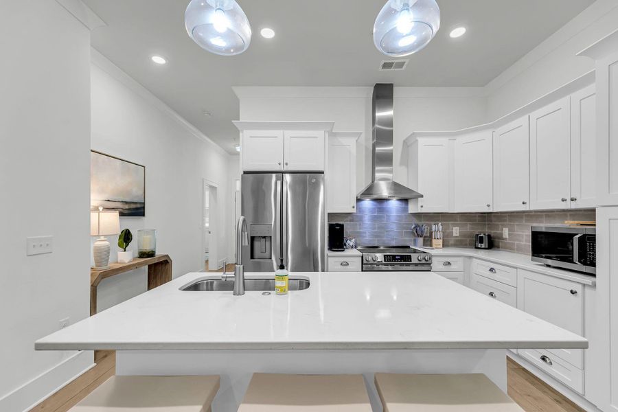 Furnished interior view inside a new home in , Johns Island (Image 6).
