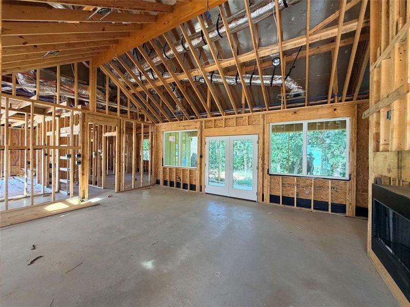 In-progress construction of a new home in Monarch Manor, Poolville, TX (Image 6).