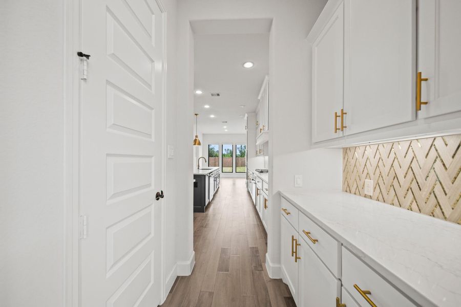 BUTLER'S PANTRY! On the left is the 2nd WALK IN PANTRY! BUTLER'S PANTRY! On the left is the 2nd WALK IN PANTRY!