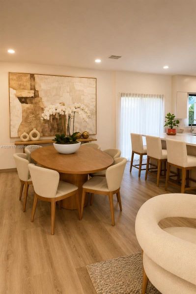 Furnished interior view inside a new home in , Florida City (Image 4).