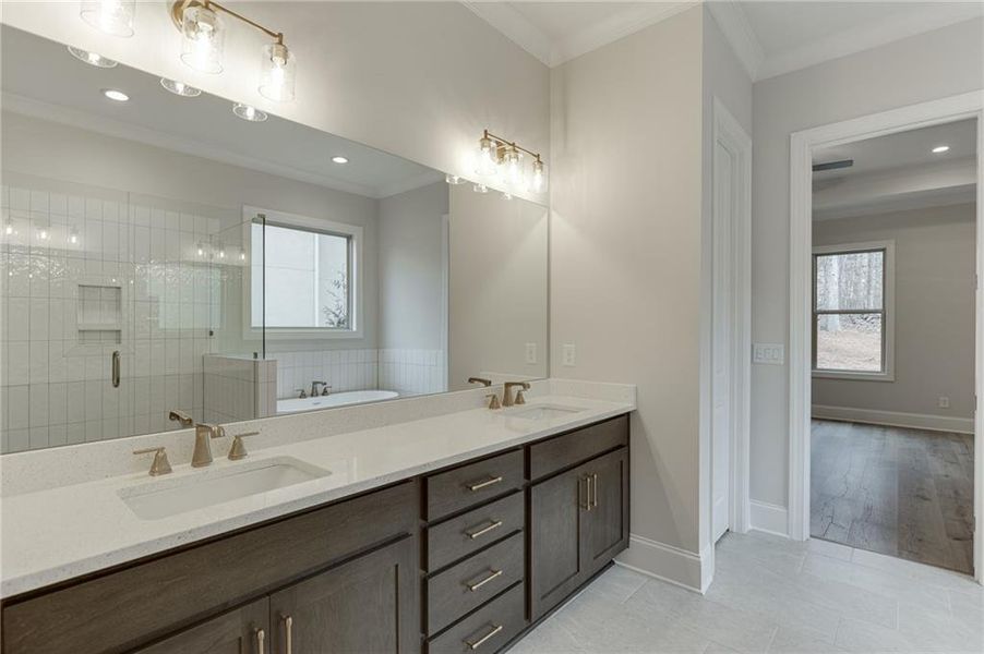 Furnished interior view inside a new home in , Jefferson (Image 8).
